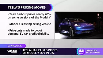 Tesla raises the price of its Model Y SUV in U.S.