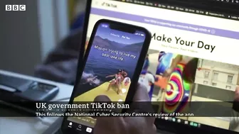 UK bans TikTok from government mobile phones - BBC News