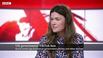 UK bans TikTok from government mobile phones - BBC News