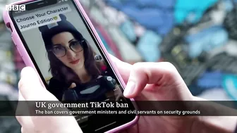 UK bans TikTok from government mobile phones - BBC News