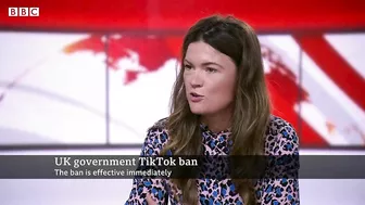 UK bans TikTok from government mobile phones - BBC News