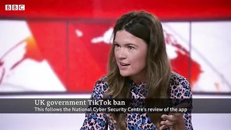 UK bans TikTok from government mobile phones - BBC News