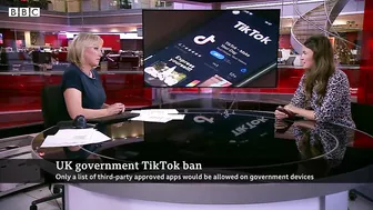 UK bans TikTok from government mobile phones - BBC News