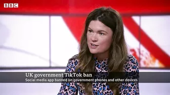 UK bans TikTok from government mobile phones - BBC News