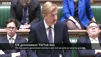 UK bans TikTok from government mobile phones - BBC News