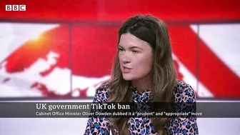 UK bans TikTok from government mobile phones - BBC News