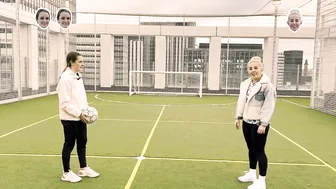 Two Touch Challenge VS Freestyle Football World Champion Liv Cooke | Ella Toone Vlogs