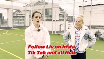 Two Touch Challenge VS Freestyle Football World Champion Liv Cooke | Ella Toone Vlogs