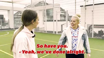 Two Touch Challenge VS Freestyle Football World Champion Liv Cooke | Ella Toone Vlogs