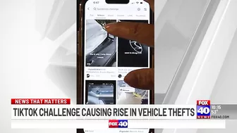 Tiktok challenge causing rise in vehicle thefts