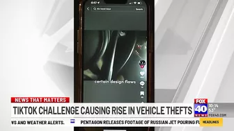 Tiktok challenge causing rise in vehicle thefts