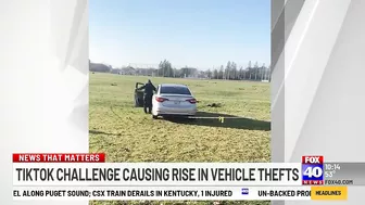 Tiktok challenge causing rise in vehicle thefts