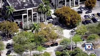 Suspect shot by police after hostage negotiation at North Miami Beach office park