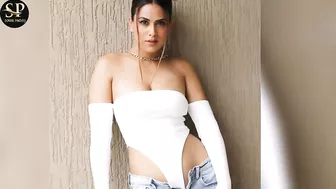 Nia Sharma ने Off Shoulder White Bikini Top मे दिया किलर Pose | Latest Photoshoot Troll