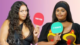 Models Paloma Elsesser & Precious Lee Play ‘Never Have I Ever’ | Vogue Challenges