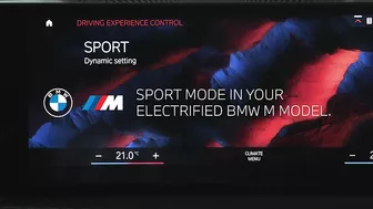 HOW TO ADJUST THE SPORT MODE IN YOUR ELECTRIC BMW M MODEL.