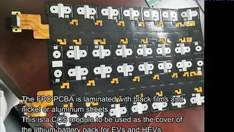 Flexible PCBA and Current Collector Assembly for Lithium-Iron Batteries