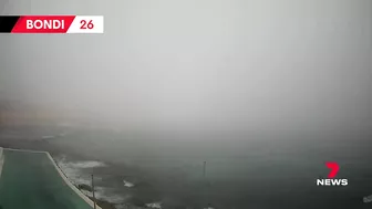 Sea fog over Bondi beach | 7NEWS