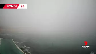 Sea fog over Bondi beach | 7NEWS