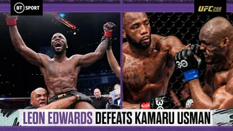 Leon Edwards defeats Kamaru Usman in London! ???????????? | #UFC286 results and post-fight interview