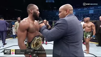 Leon Edwards defeats Kamaru Usman in London! ???????????? | #UFC286 results and post-fight interview