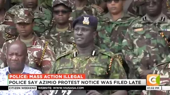 Nairobi police boss says planned protests illegal