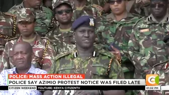 Nairobi police boss says planned protests illegal