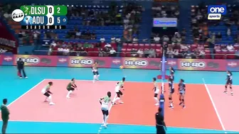 Thea Gagate blocks for DLSU | UAAP Season 85 Women's Volleyball