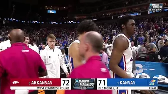 Eric Musselman goes hog wild after Arkansas knocks off Kansas