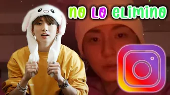 JUNGKOOK NO ELIMINÓ SU CUENTA DE INSTAGRAM, LA PUEDE ABRIR MÁS ADELANTE BTS