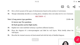 Botany Model paper 2023 || Ts Inter 1st year Botany model paper 2023 || Botany Important questions