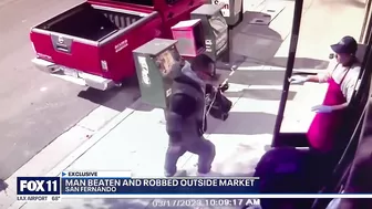 Elderly man attacked, robbed outside San Fernando meat market