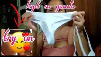 Sexy tiny BIKINI lingerie TRY ON haul ??? from shopee |part 3