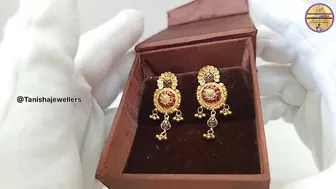 Gold Earrings Designs New Model 2023 | Gold Earrings With Weight Price