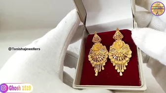 Gold Earrings Designs New Model 2023 | Gold Earrings With Weight Price