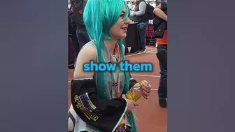 Interview With Hatsune Miku #anime #cosplay #shorts #funny #meme