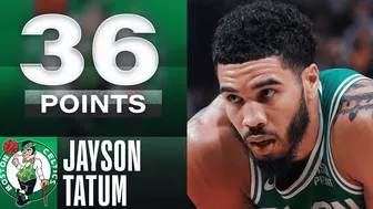 Jayson Tatum Drops 36 Points! Ties Larry Bird For Most 30-PT Games In A Single Season!