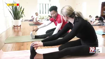 Light On Yoga Partners With Local Businesses to Offer Free Yoga Classes | News 19 at 8:30 a.m.