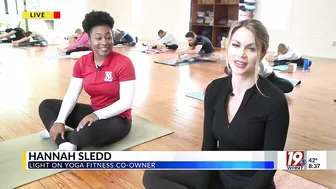 Light On Yoga Partners With Local Businesses to Offer Free Yoga Classes | News 19 at 8:30 a.m.