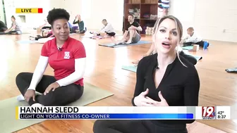 Light On Yoga Partners With Local Businesses to Offer Free Yoga Classes | News 19 at 8:30 a.m.