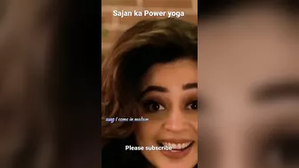 Mr Sajan ka power Yoga! |May I Come In Madam| #shorts ##nehapendse