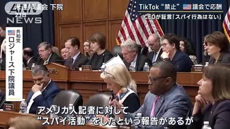 「中国共産党の武器だ」TikTok“利用禁止”アメリカ議会で応酬(2023年3月24日)