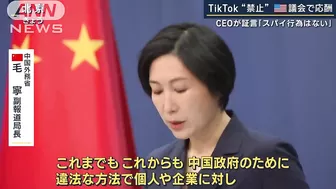 「中国共産党の武器だ」TikTok“利用禁止”アメリカ議会で応酬(2023年3月24日)