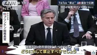 「中国共産党の武器だ」TikTok“利用禁止”アメリカ議会で応酬(2023年3月24日)