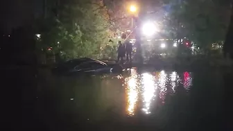 Family rescued after car crashes into Virginia Beach pond