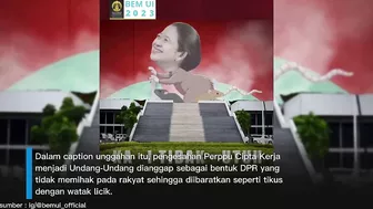 VIRAL!!! Instagram BEM UI Unggah Video 'Puan Bertubuh Tikus', Netizen : NAIKIN GAJI EDITOR