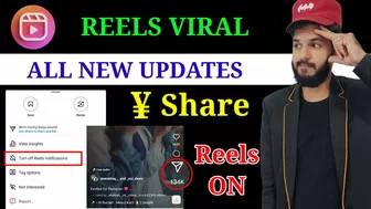 Instagram new features share | reels viral turn on reels notification| Instagram new update