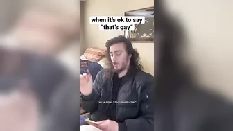 when it’s appropriate to say “that’s gay” #shorts #comedy #funny