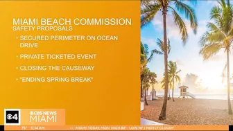 Miami Beach commission to discuss Spring Break options for next year