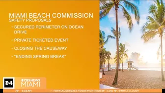 Miami Beach commission to discuss Spring Break options for next year